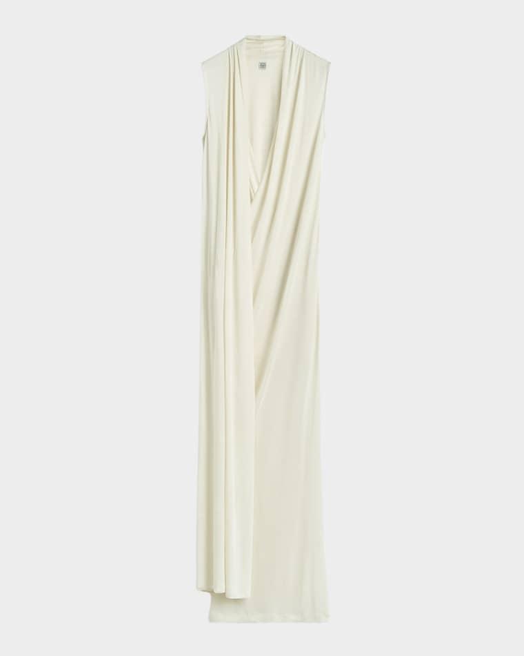 Overlapped Scarf Dress by TOTEME