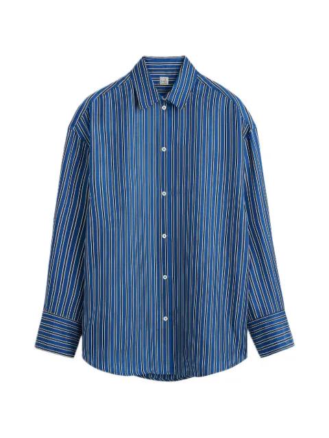 Oversized striped shirt by TOTEME