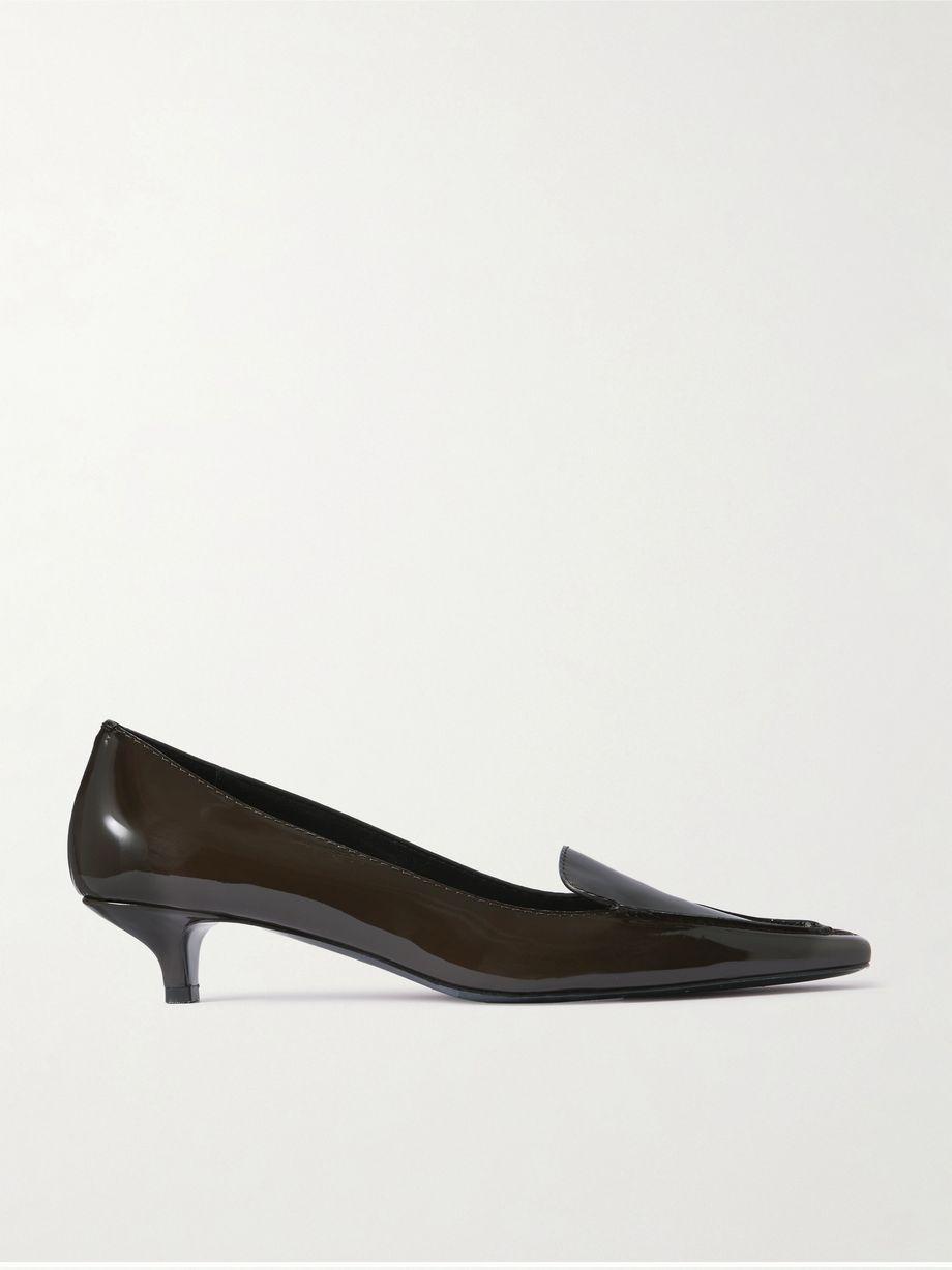 Patent-leather pumps by TOTEME
