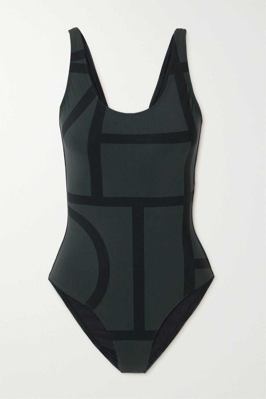 Printed recycled swimsuit by TOTEME