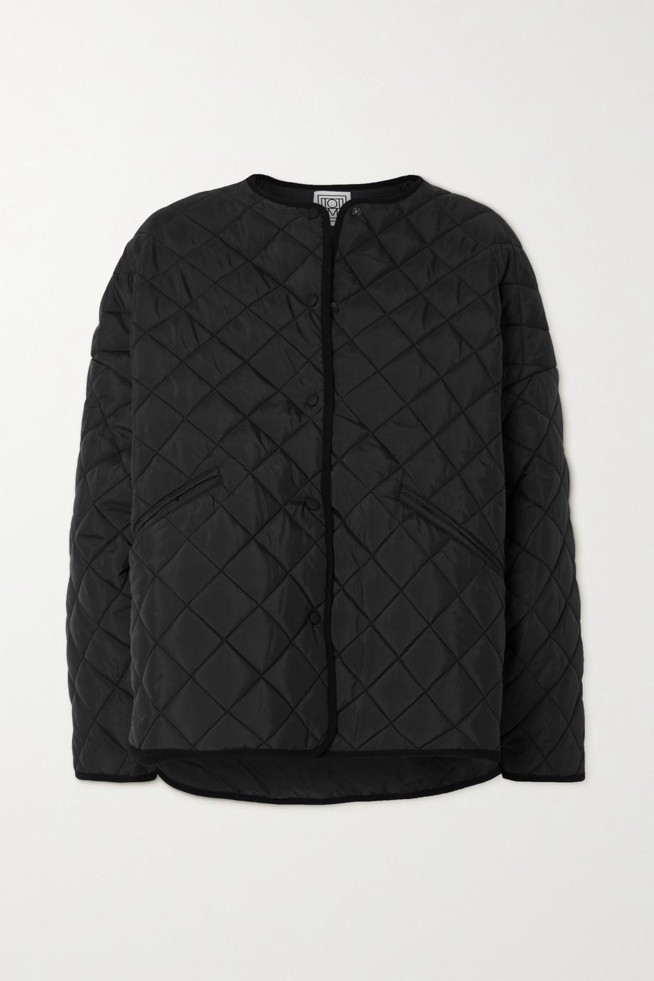 Quilted recycled shell jacket by TOTEME