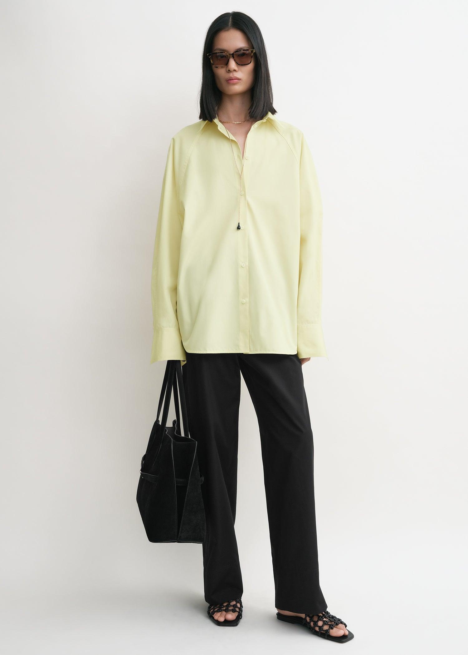 Raw raglan shirt straw petite by TOTEME