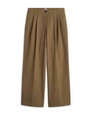 Relaxed Twill Trousers by TOTEME
