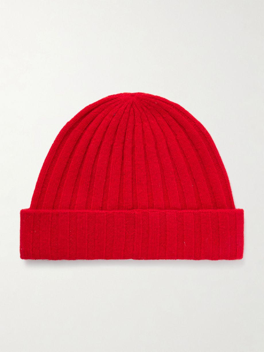 Ribbed cashmere beanie by TOTEME