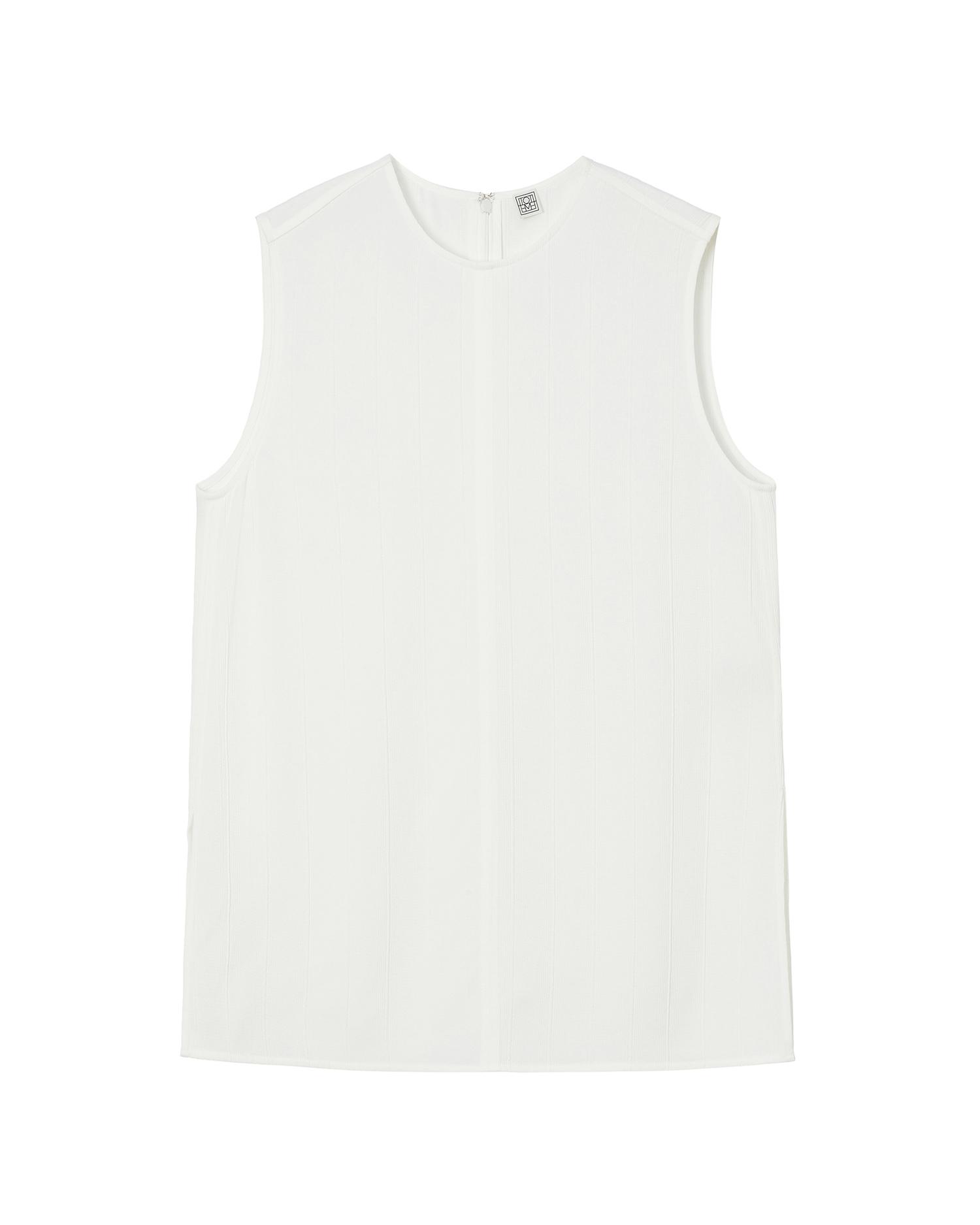 Ribbed sleeveless top by TOTEME