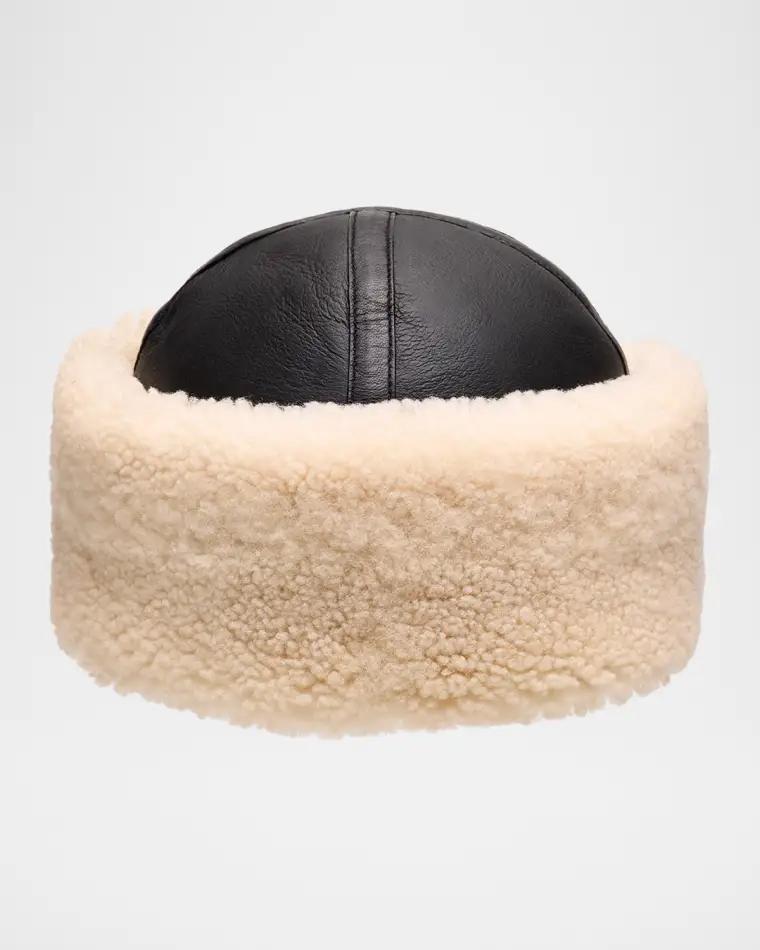 Shearling Winter Hat by TOTEME