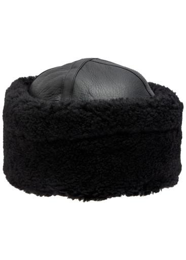 Shearling winter hat by TOTEME
