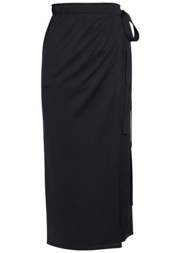 Silk-blend midi wrap skirt by TOTEME