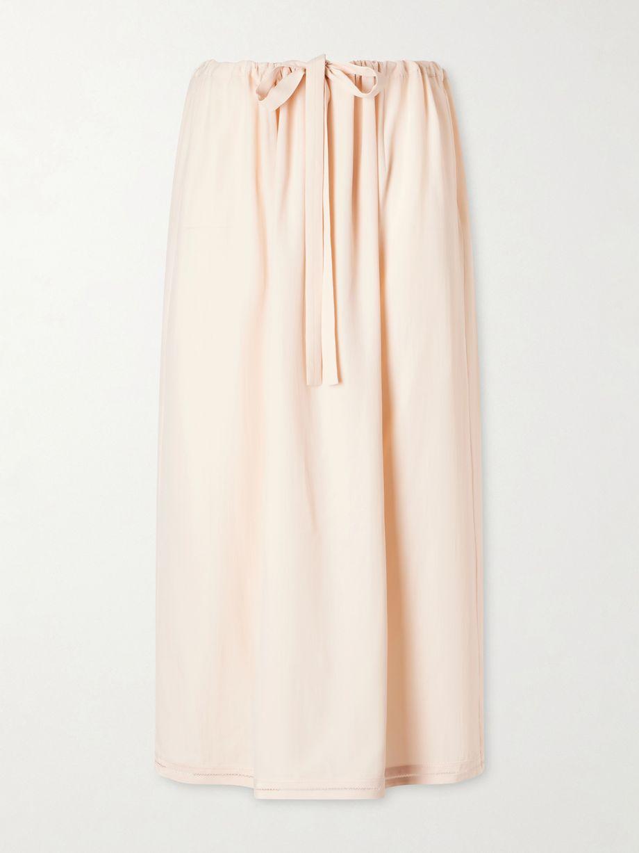 Silk midi skirt by TOTEME