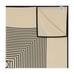Silk scarf with monogram in the middle by TOTEME
