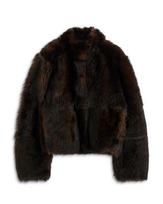 Silky Shearling Jacket by TOTEME
