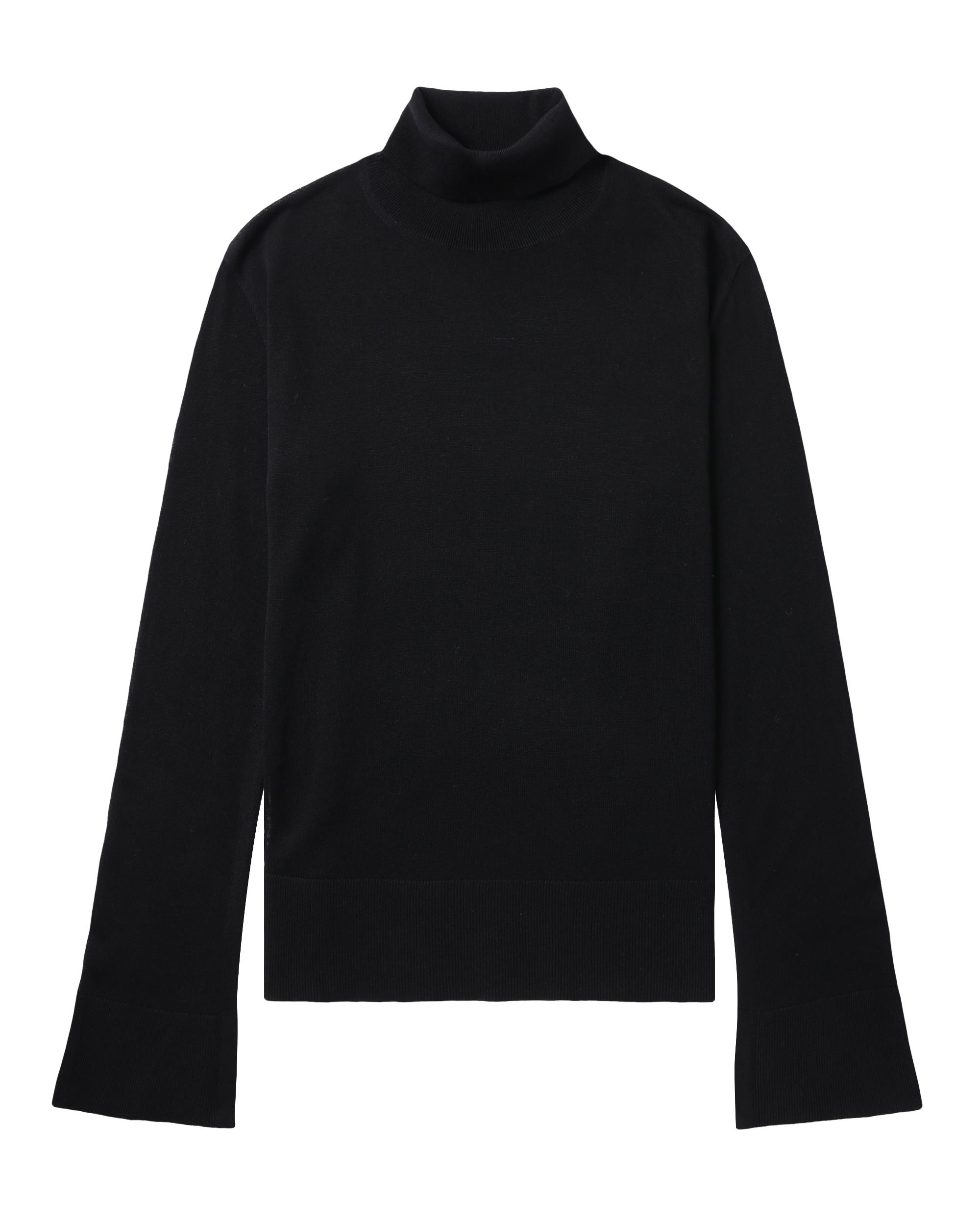 Slit sleeve turtleneck sweater by TOTEME