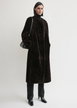 Soft shearling coat bark by TOTEME Soft shearling coat bark by TOTEME