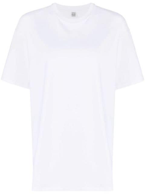Straight cotton T-shirt by TOTEME