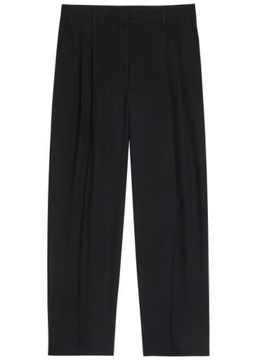 Straight-leg twill trousers by TOTEME