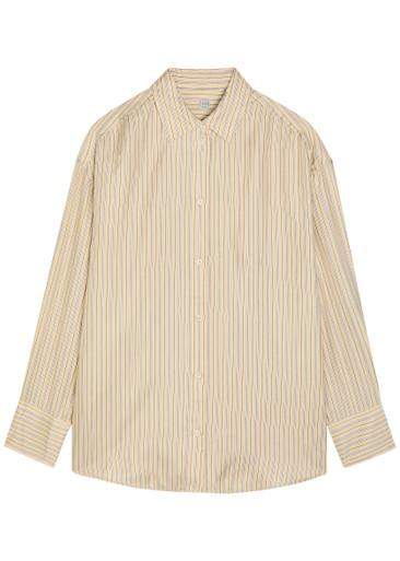 Striped silk shirt by TOTEME