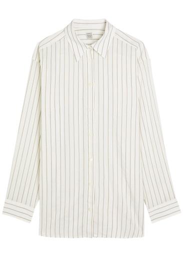 Striped woven shirt by TOTEME