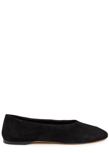 Suede ballet flats by TOTEME