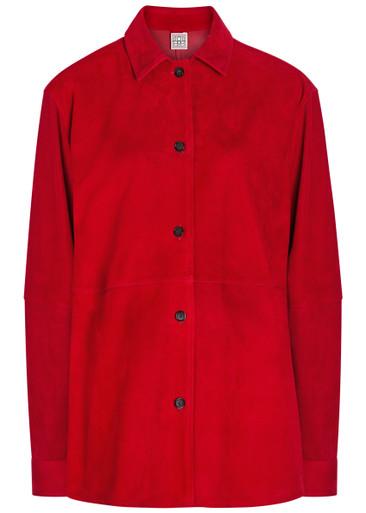 Suede overshirt by TOTEME
