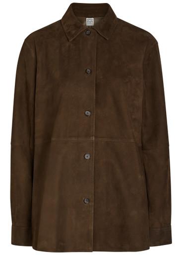 Suede overshirt by TOTEME