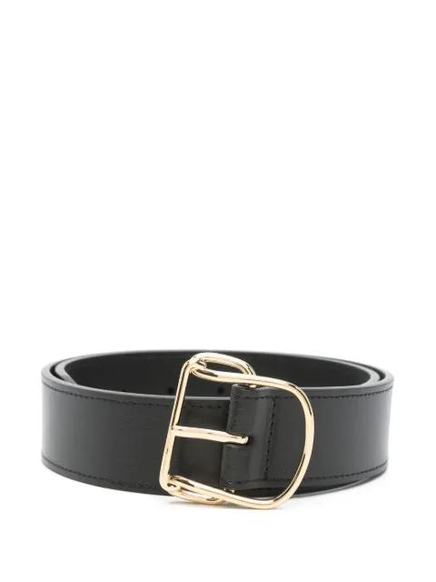 Swirl leather belt by TOTEME