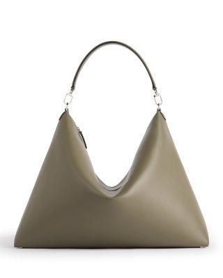 T-Lock Leather Satchel by TOTEME