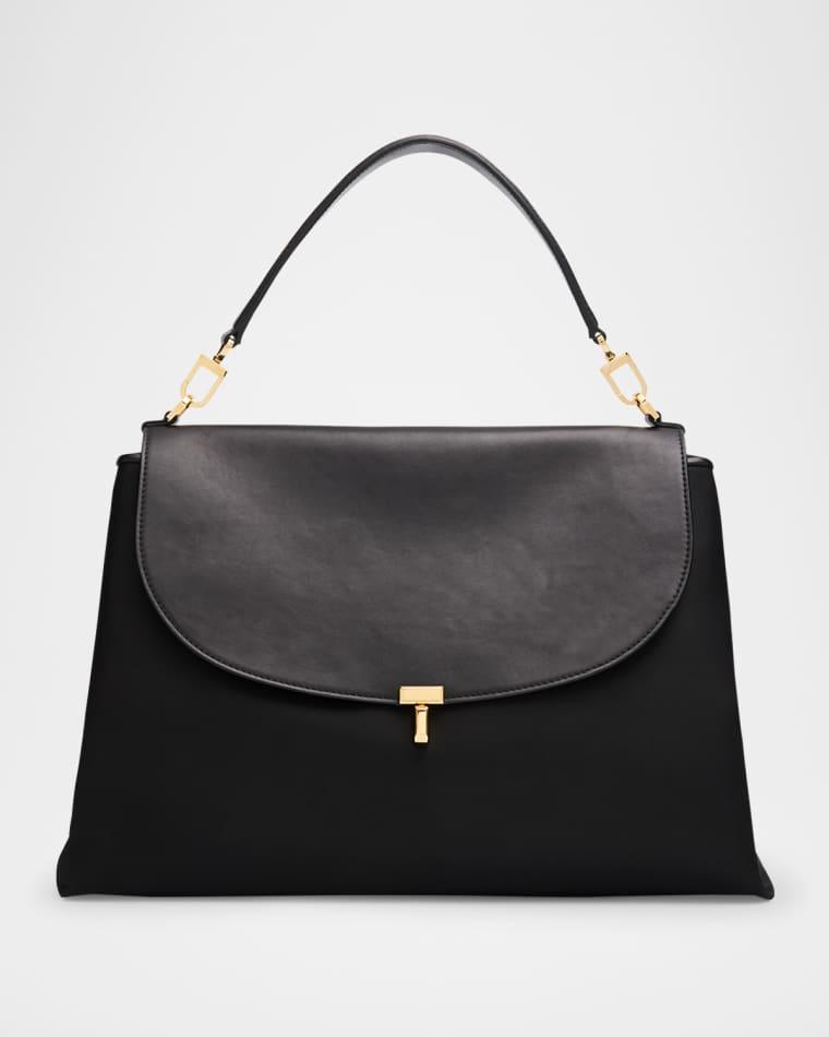T-Lock Nylon Satchel Bag by TOTEME