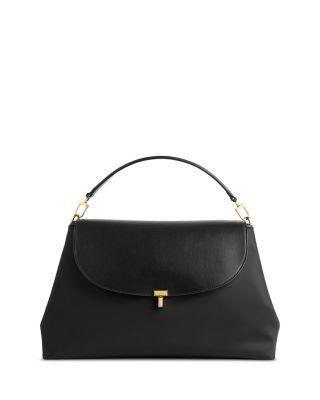 T-Lock Nylon and Leather Convertible Satchel by TOTEME