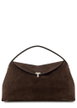 T-Lock suede top handle bag by TOTEME T-Lock suede top handle bag by TOTEME