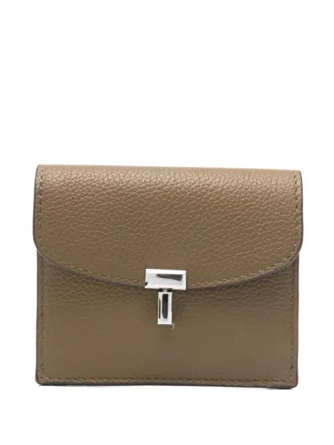 T-lock leather cardholder by TOTEME