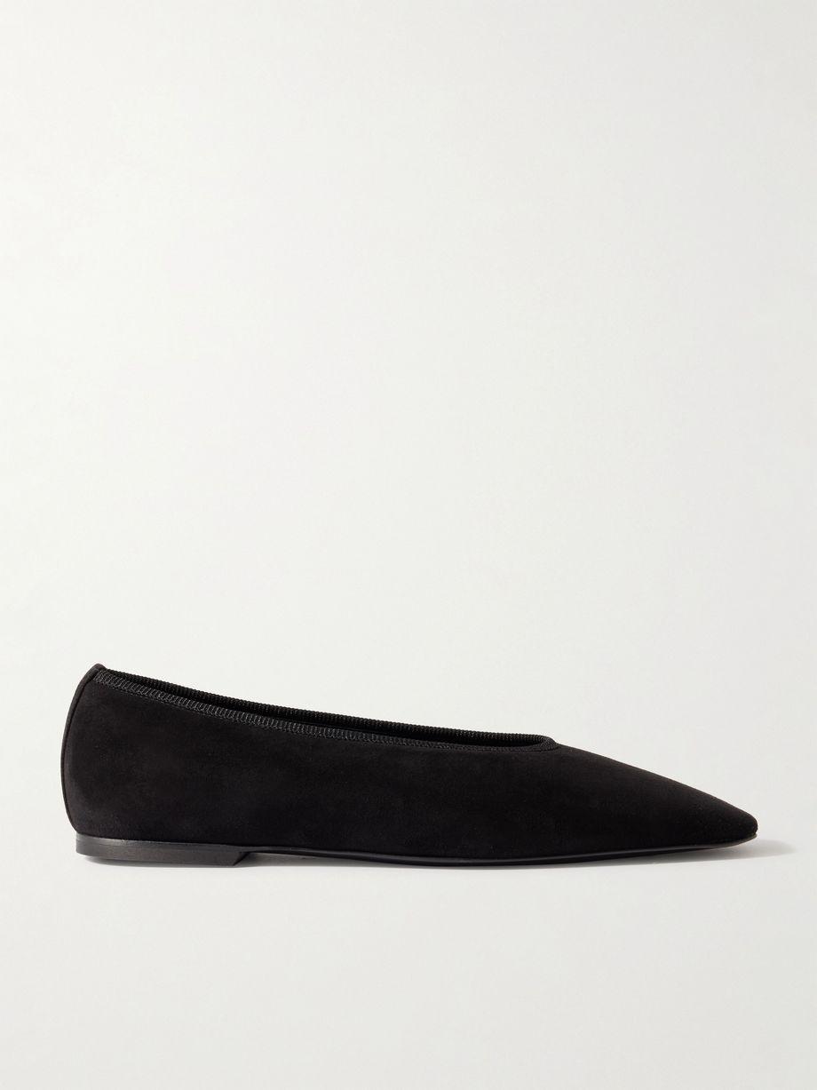 The Minimalist suede ballet flats by TOTEME
