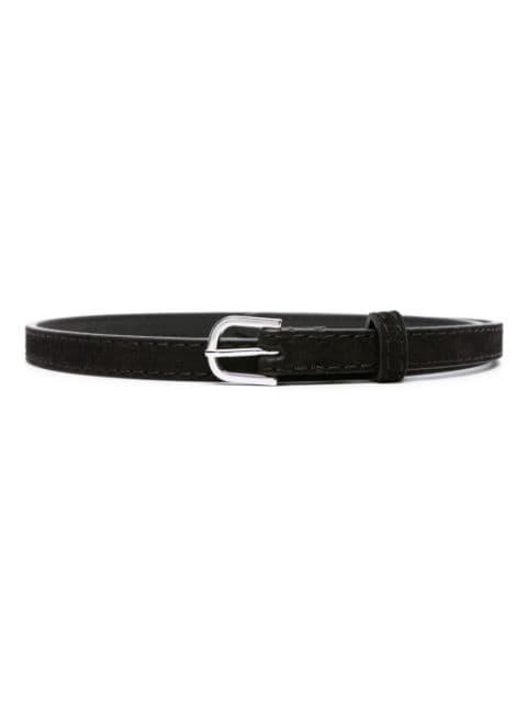 Thin suede belt by TOTEME