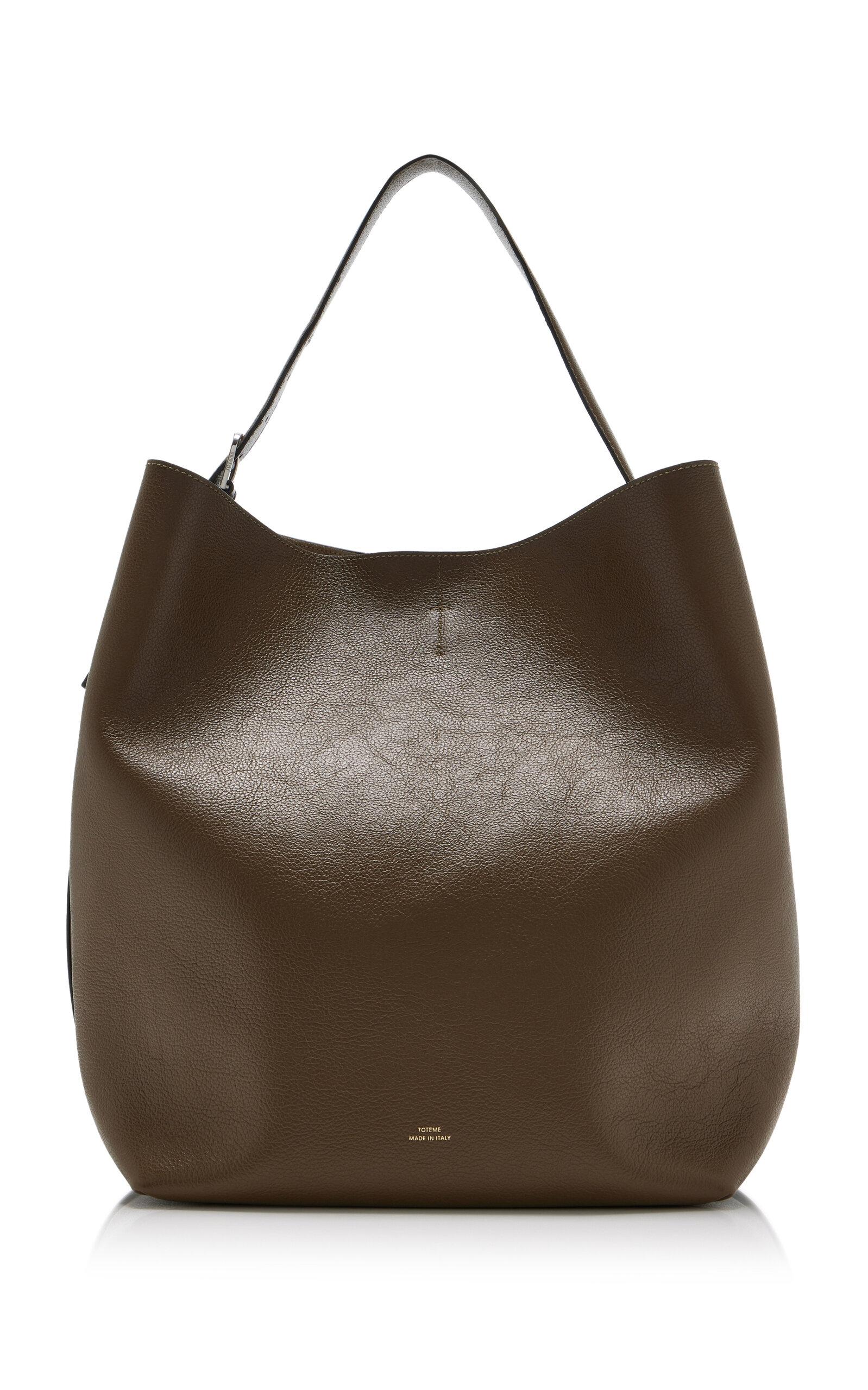 Toteme Belted Grained-Leather Tote - Moda Operandi by TOTEME