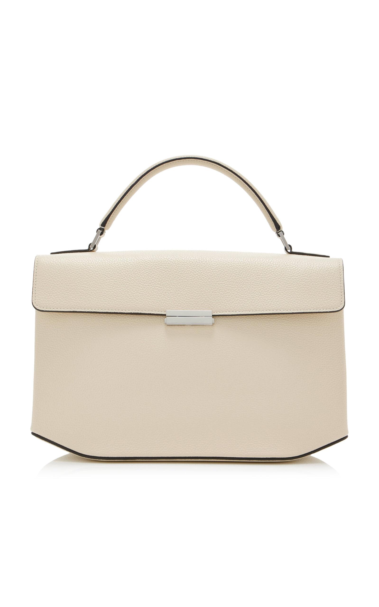 Toteme Box Grained-Leather Top Handle - Moda Operandi by TOTEME