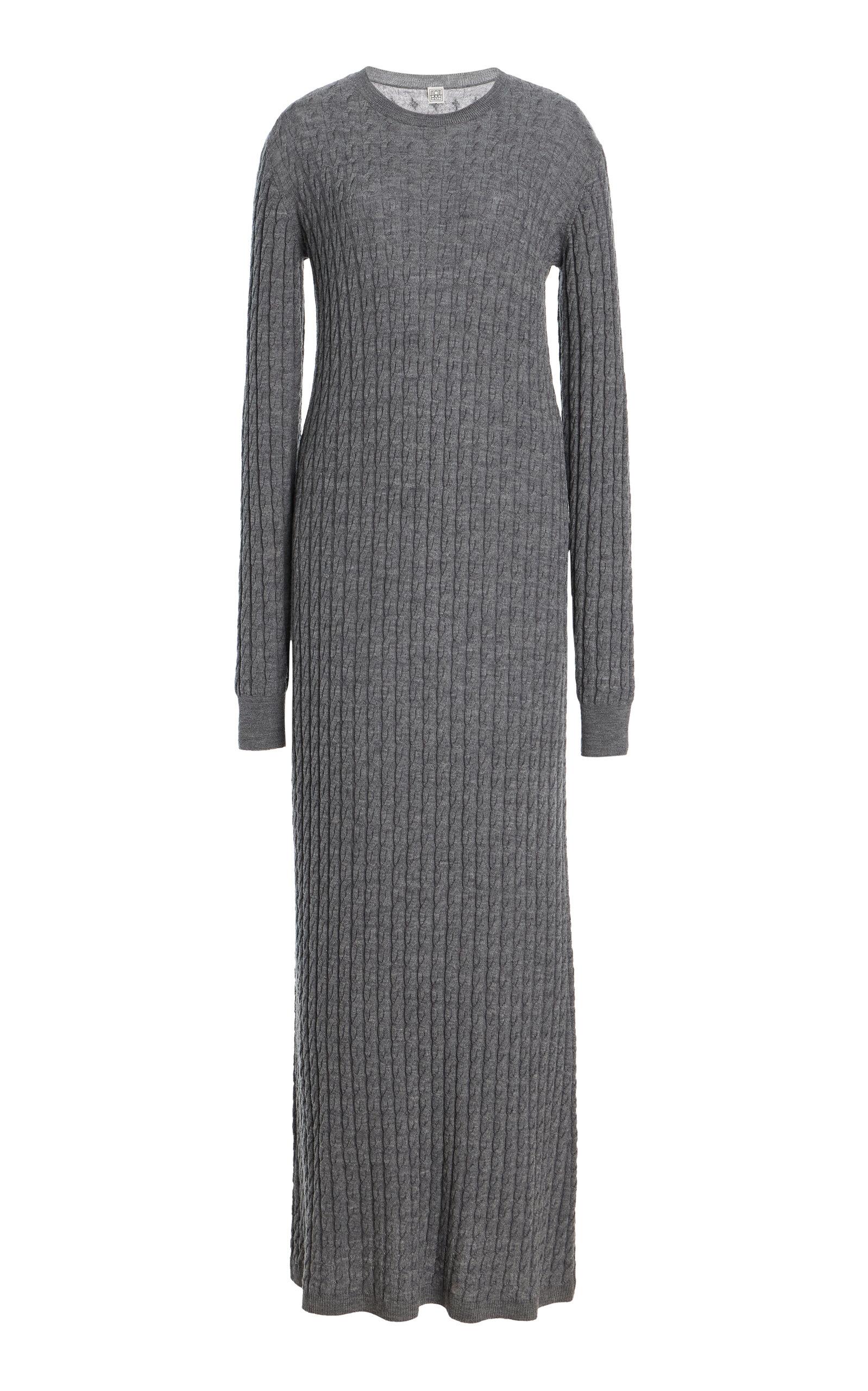 Toteme Cable Knit Wool Maxi Dress - Moda Operandi by TOTEME