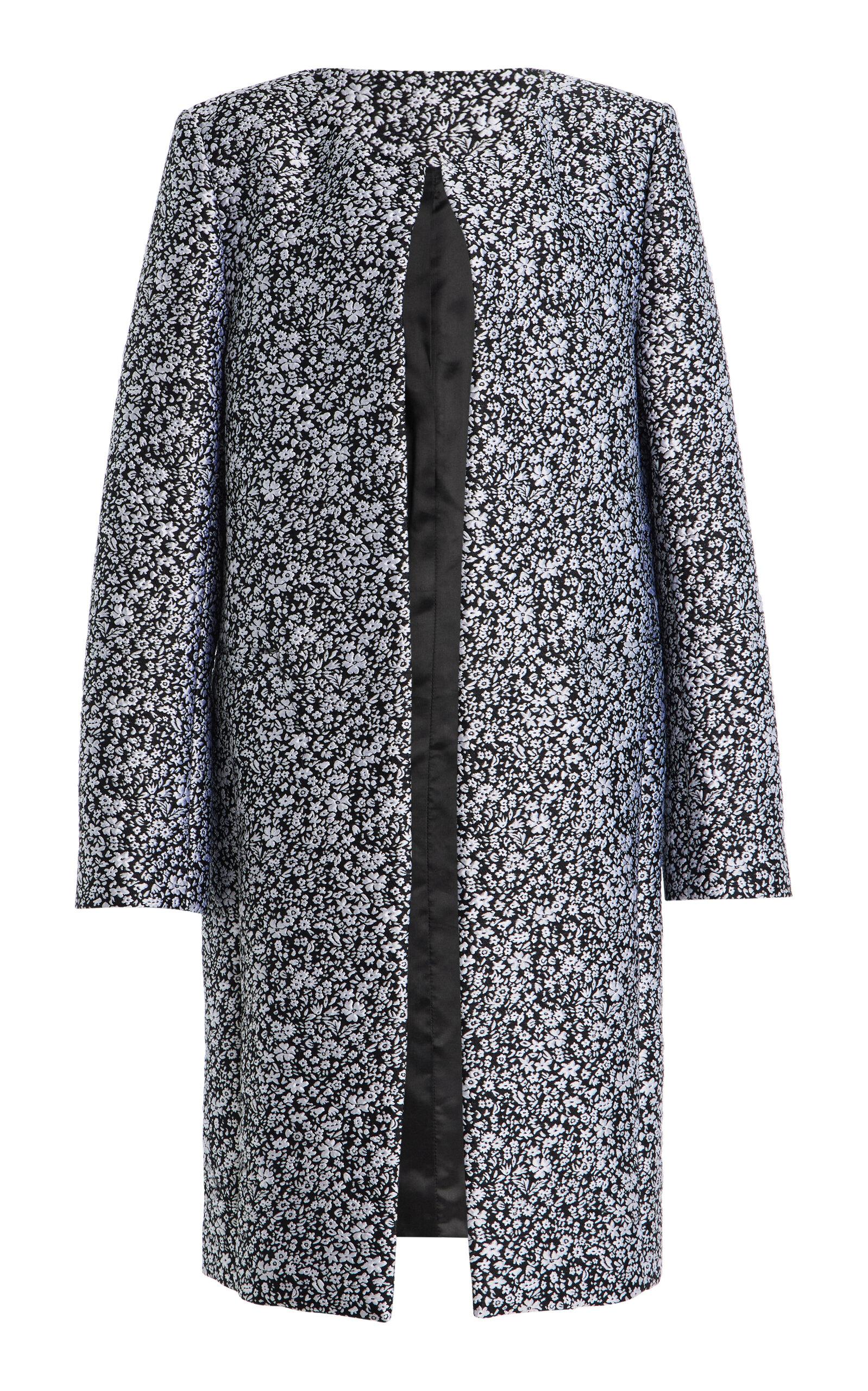Toteme Collarless Floral Coat - Moda Operandi by TOTEME