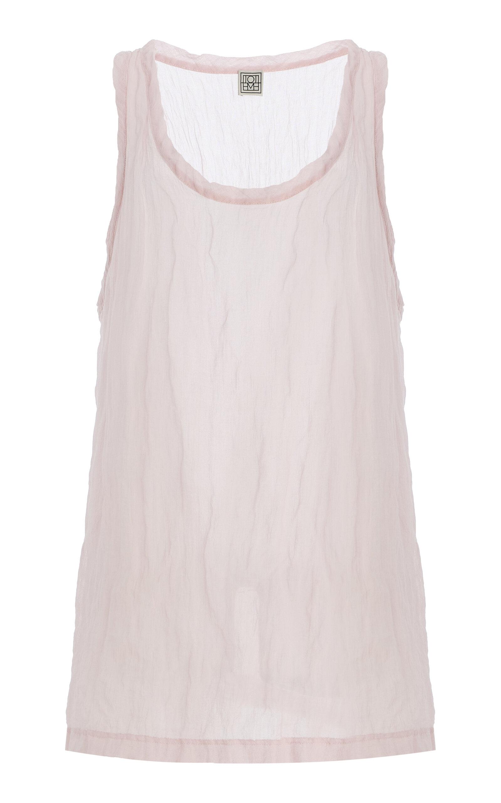 Toteme Crinkled Gauze Tank - Moda Operandi by TOTEME