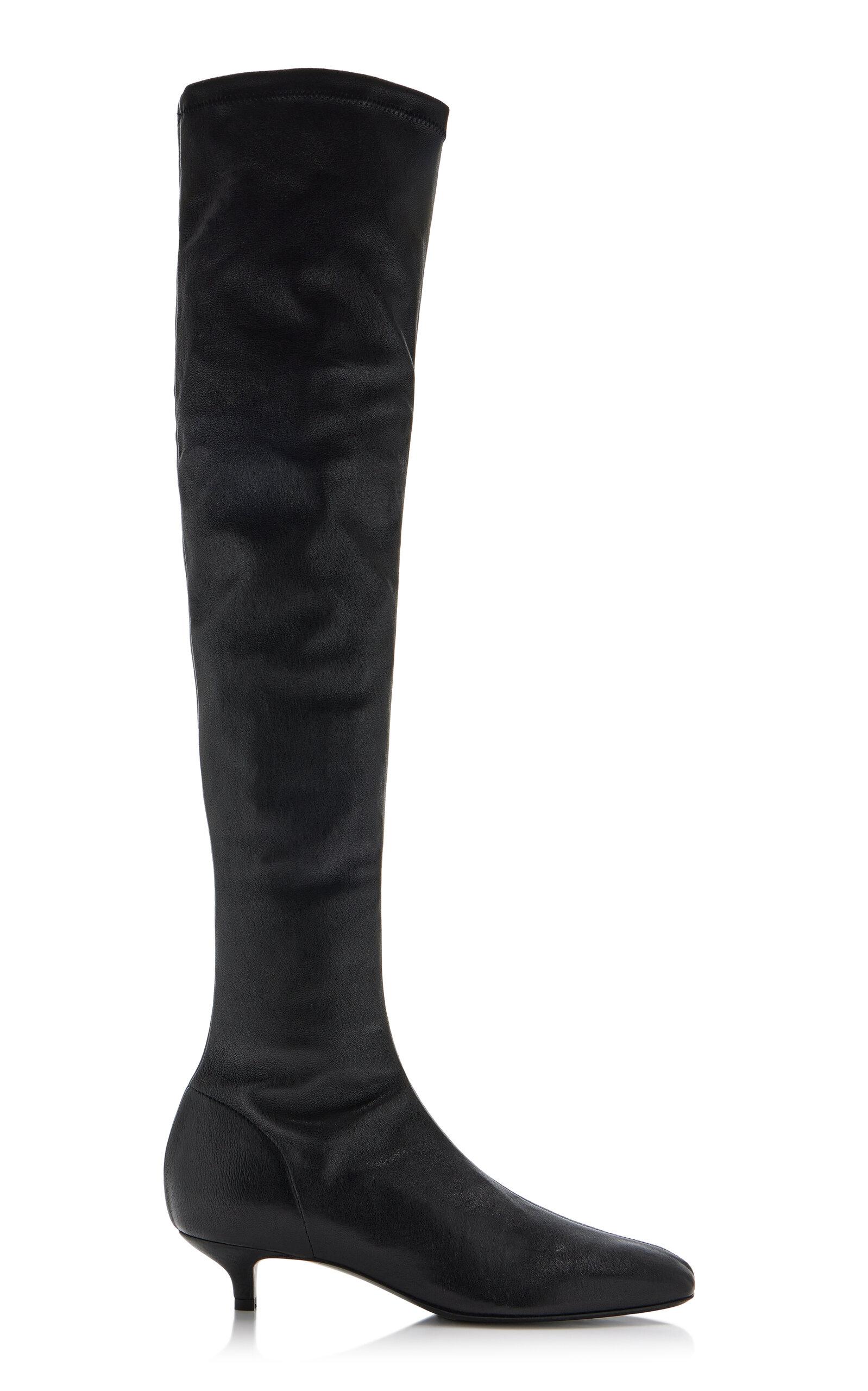 Toteme Day Leather Over-The-Knee Boots - Moda Operandi by TOTEME