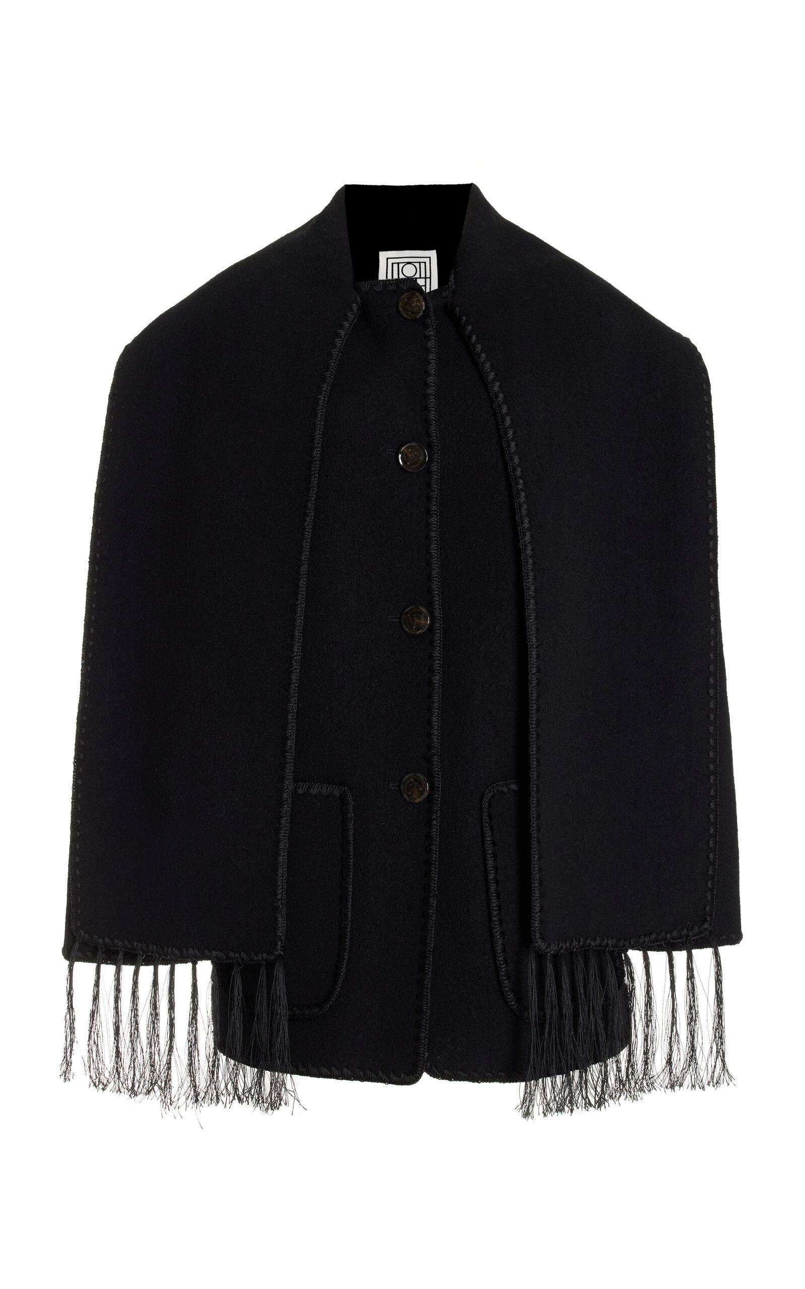 Toteme Embriodered Wool-Blend Scarf Jacket - Moda Operandi by TOTEME