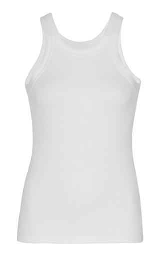 Toteme Espera Ribbed Stretch Cotton-Blend Top   - Moda Operandi by TOTEME