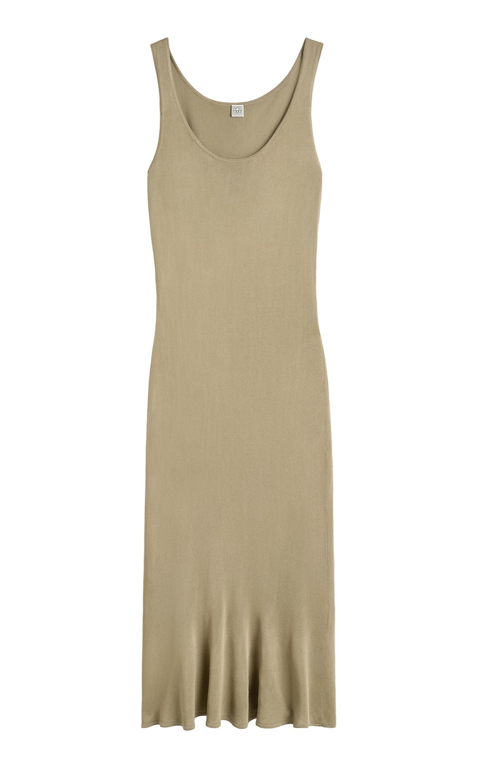 Toteme Fluted Hem Midi Dress - Moda Operandi by TOTEME