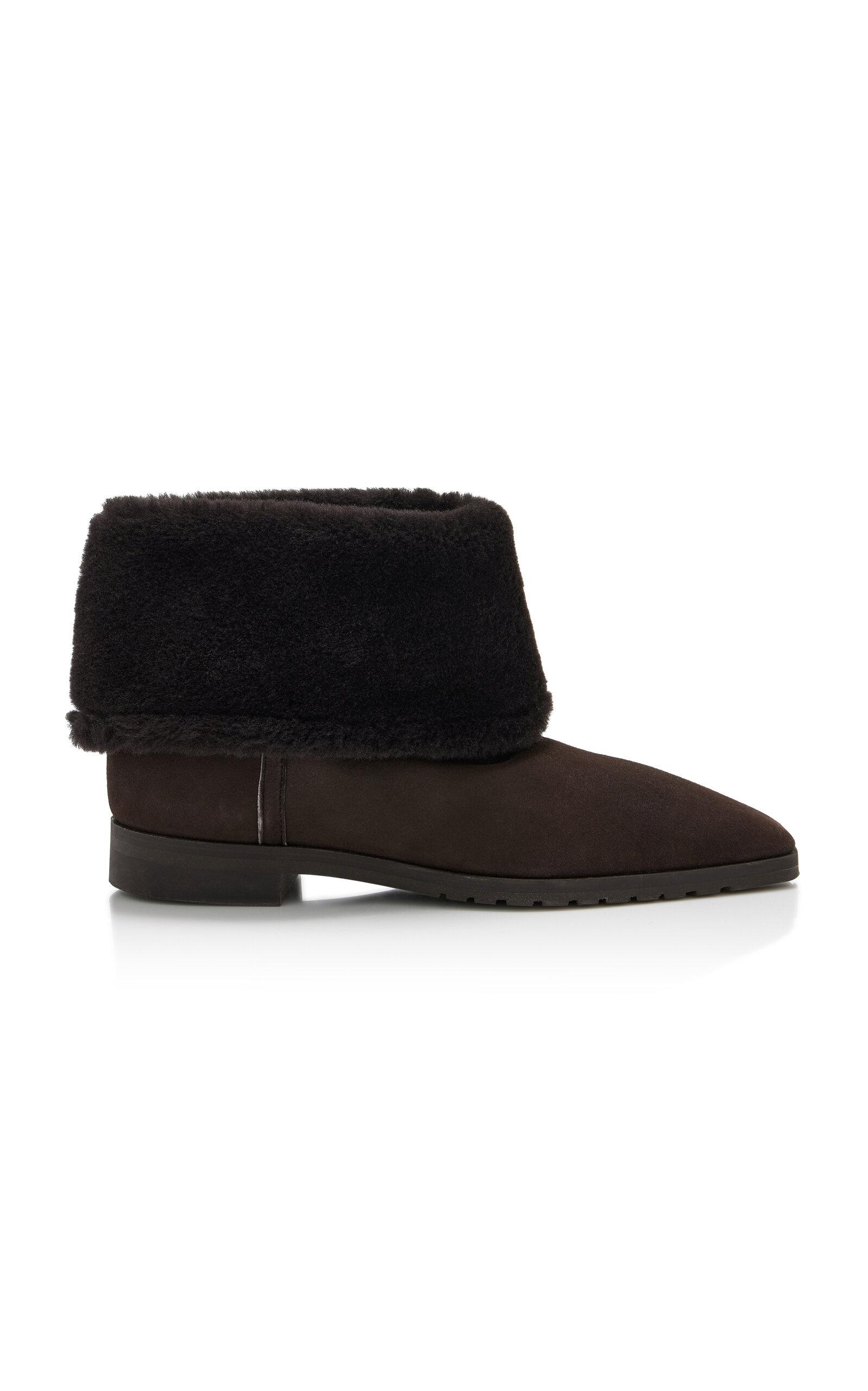 Toteme Fold-Down Shearling Boots - Moda Operandi by TOTEME