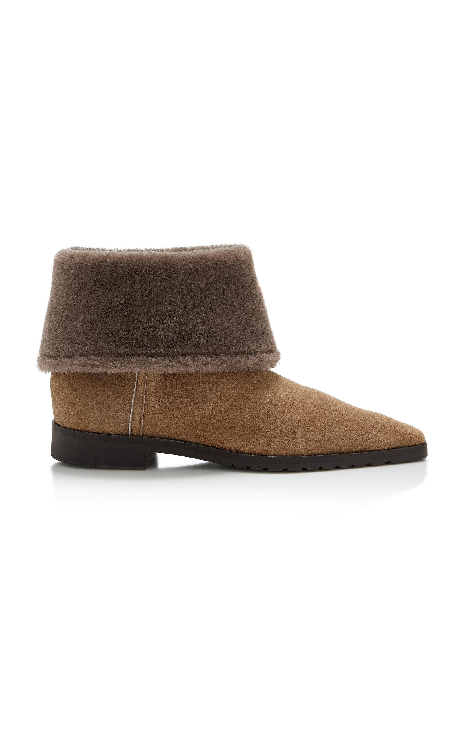 Toteme Fold-Down Shearling Boots - Moda Operandi by TOTEME