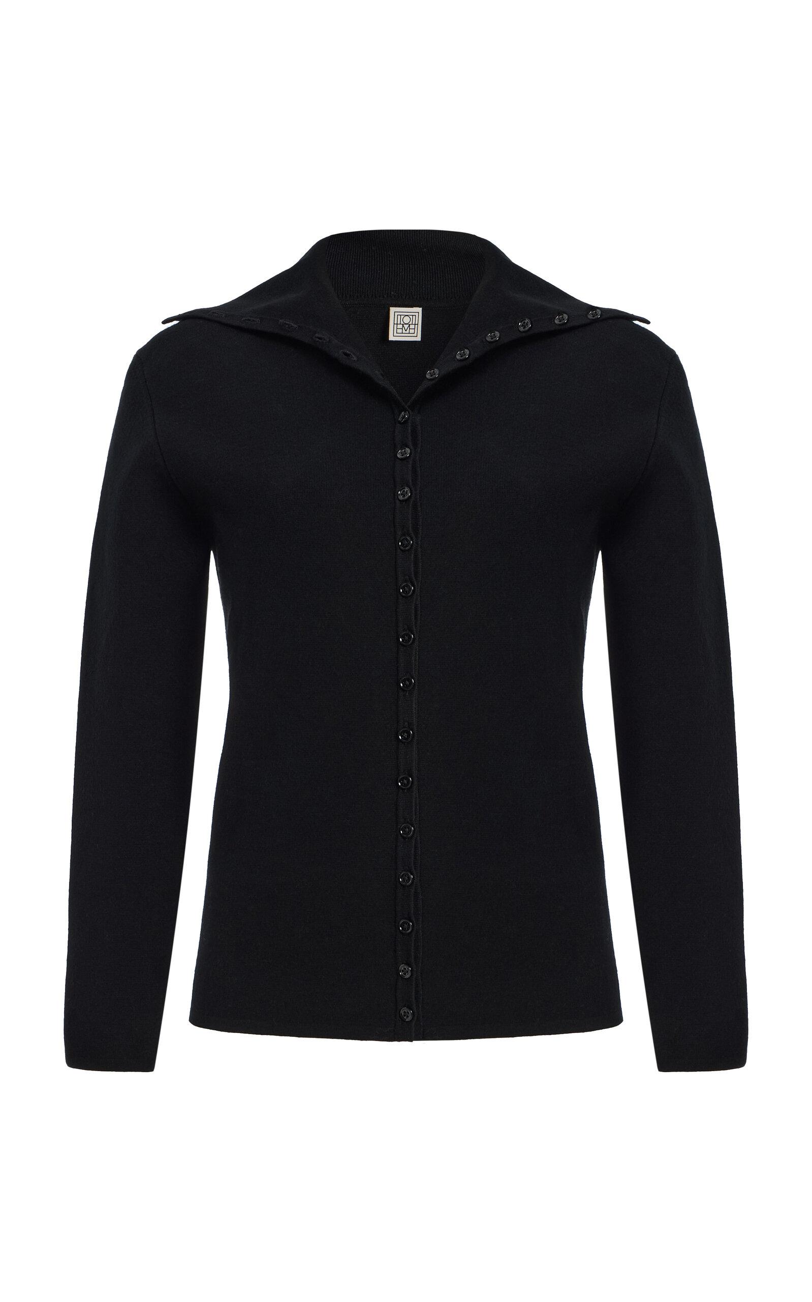 Toteme Knit Polo Cardigan - Moda Operandi by TOTEME