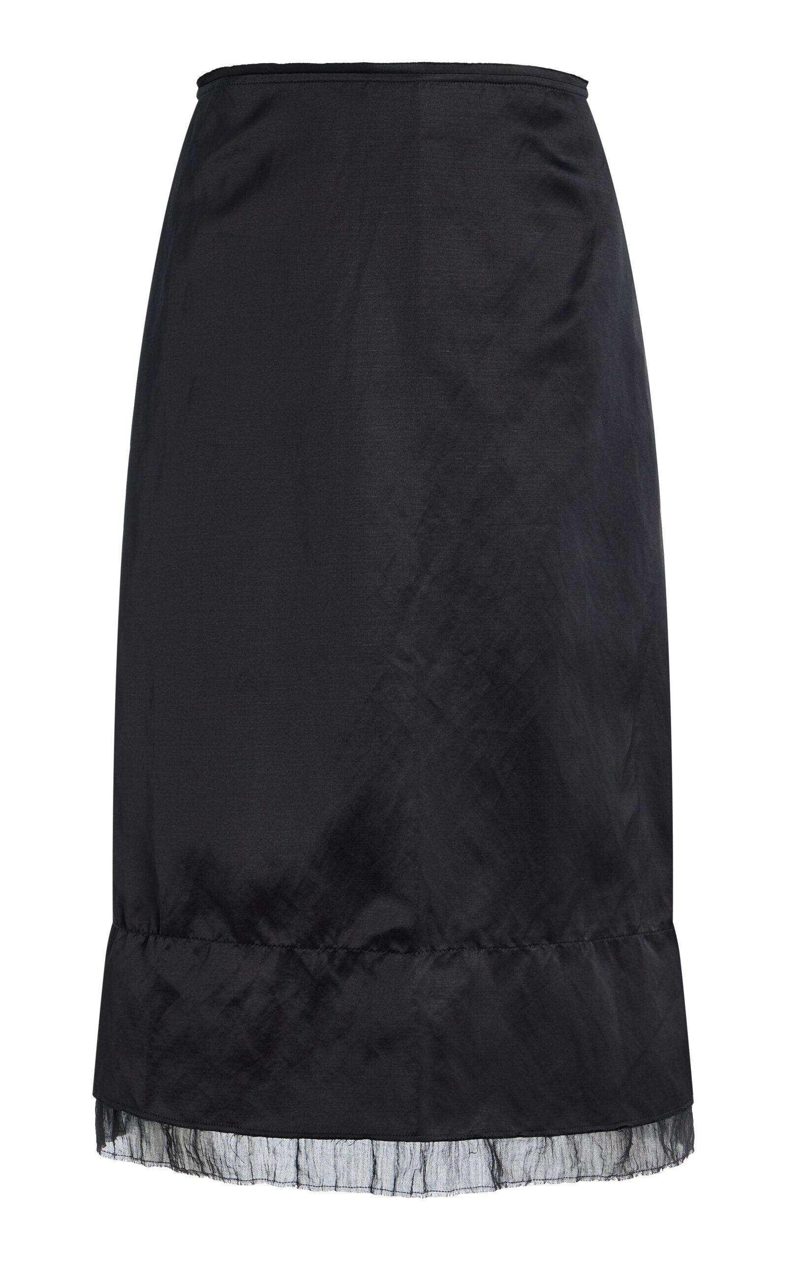 Toteme Layered Satin Skirt - Moda Operandi by TOTEME