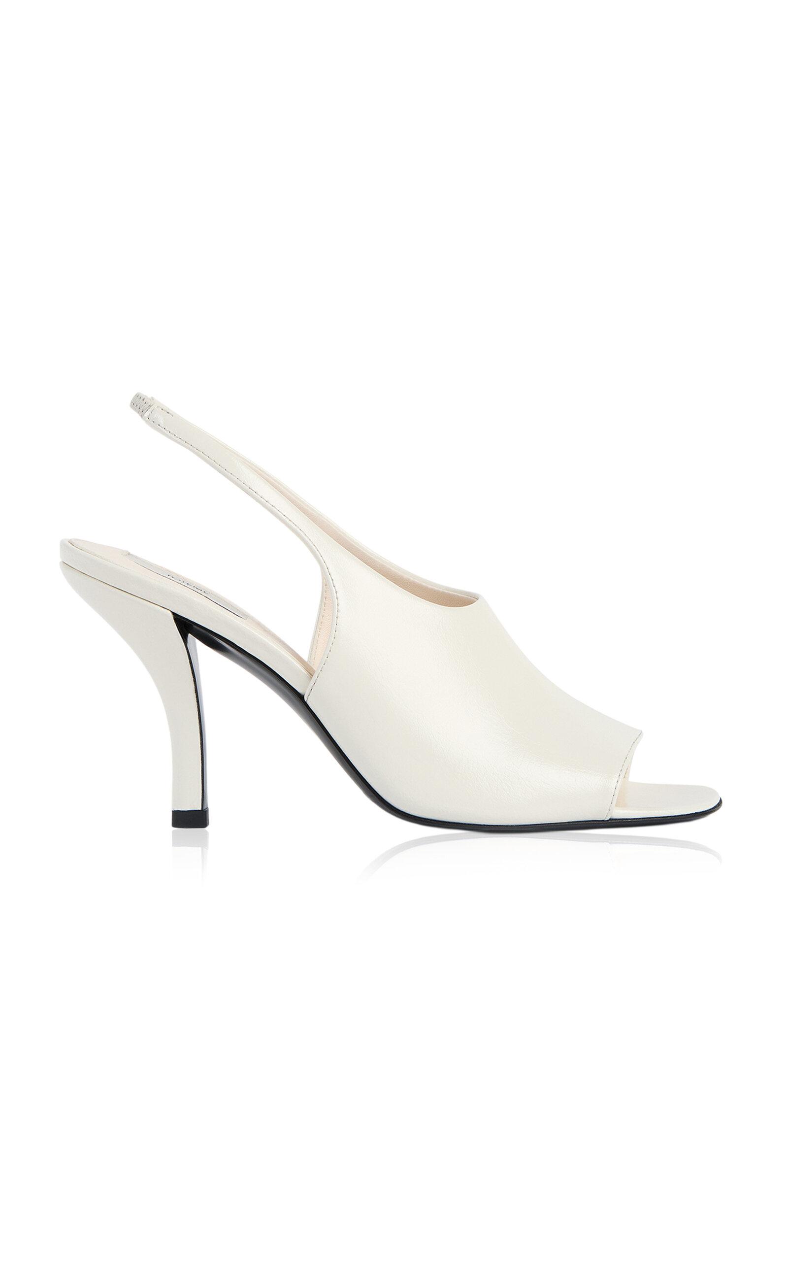 Toteme Leather Slingback Sandals - Moda Operandi by TOTEME
