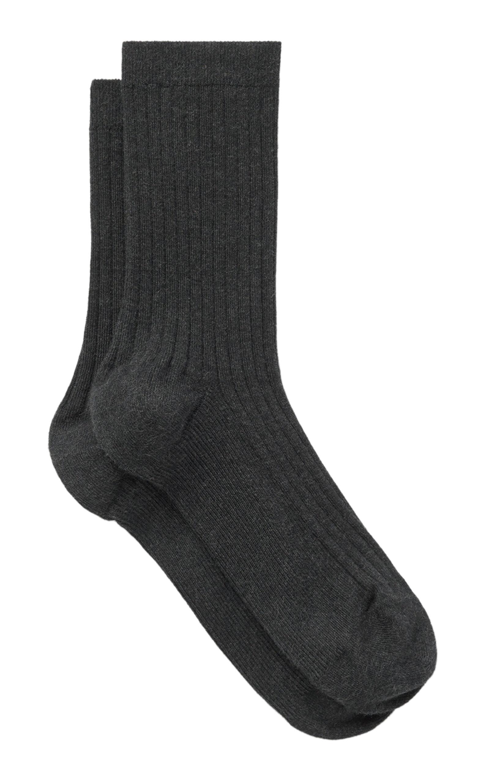 Toteme Monogram Cotton-Blend Socks - Moda Operandi by TOTEME