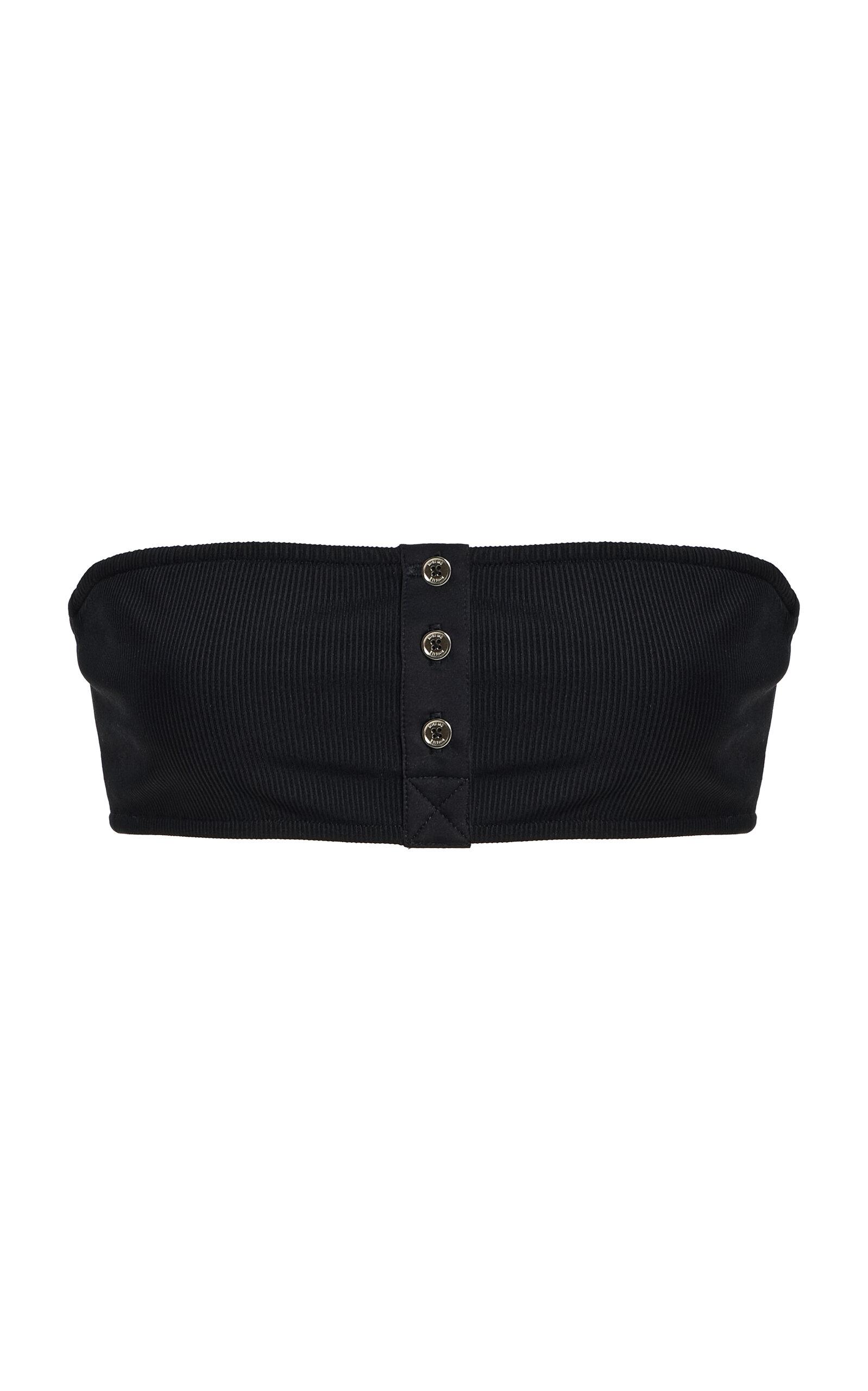 Toteme Ribbedtrapless Bikini Top - Moda Operandi by TOTEME