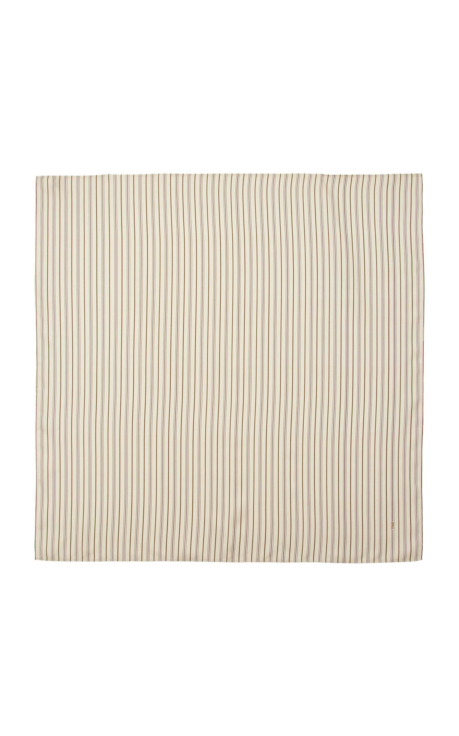 Toteme Striped Silk Scarf - Moda Operandi by TOTEME