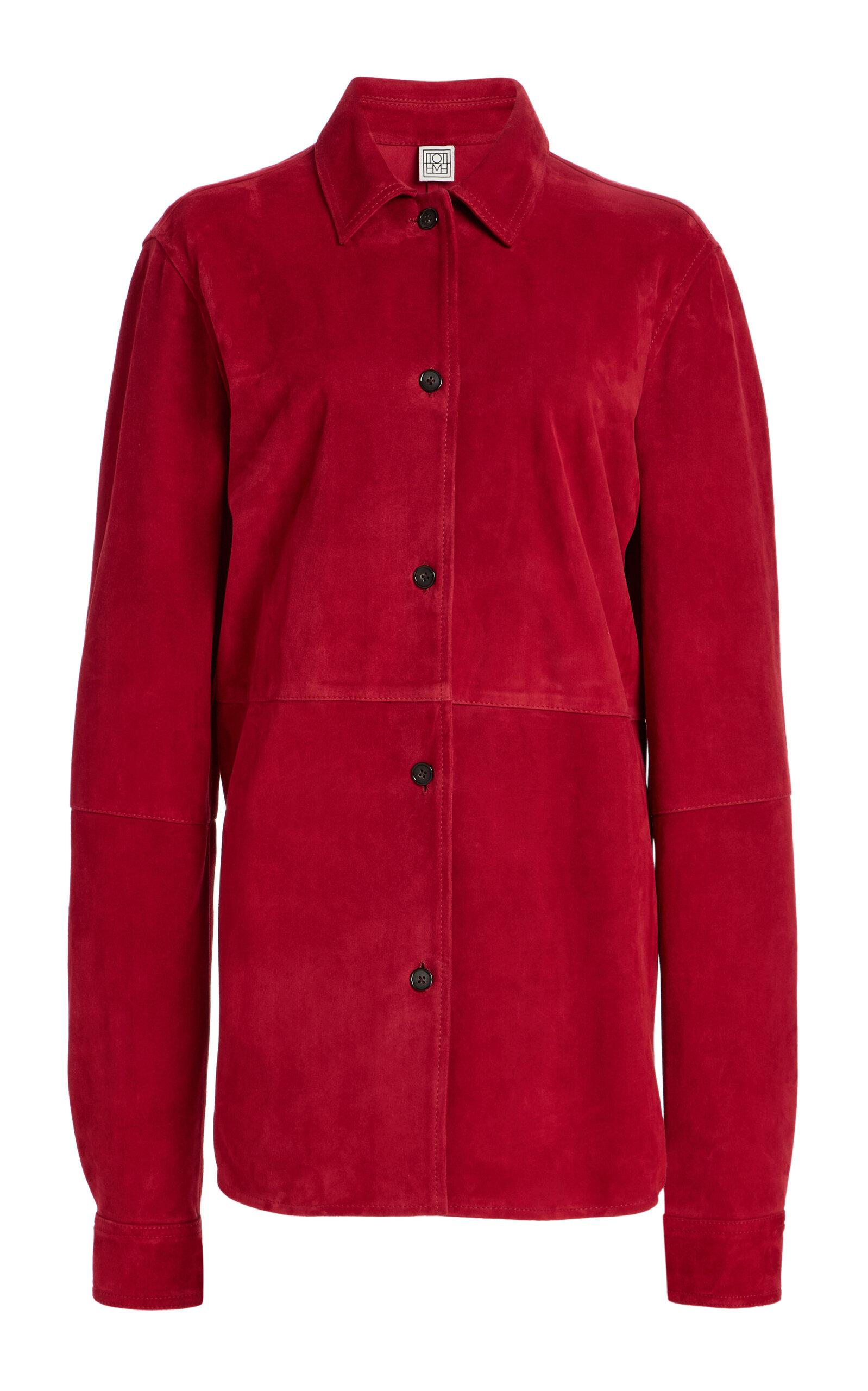 Toteme Suede Overshirt - Moda Operandi by TOTEME